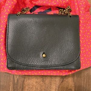 Madewell Crossbody Bag Blak Leather